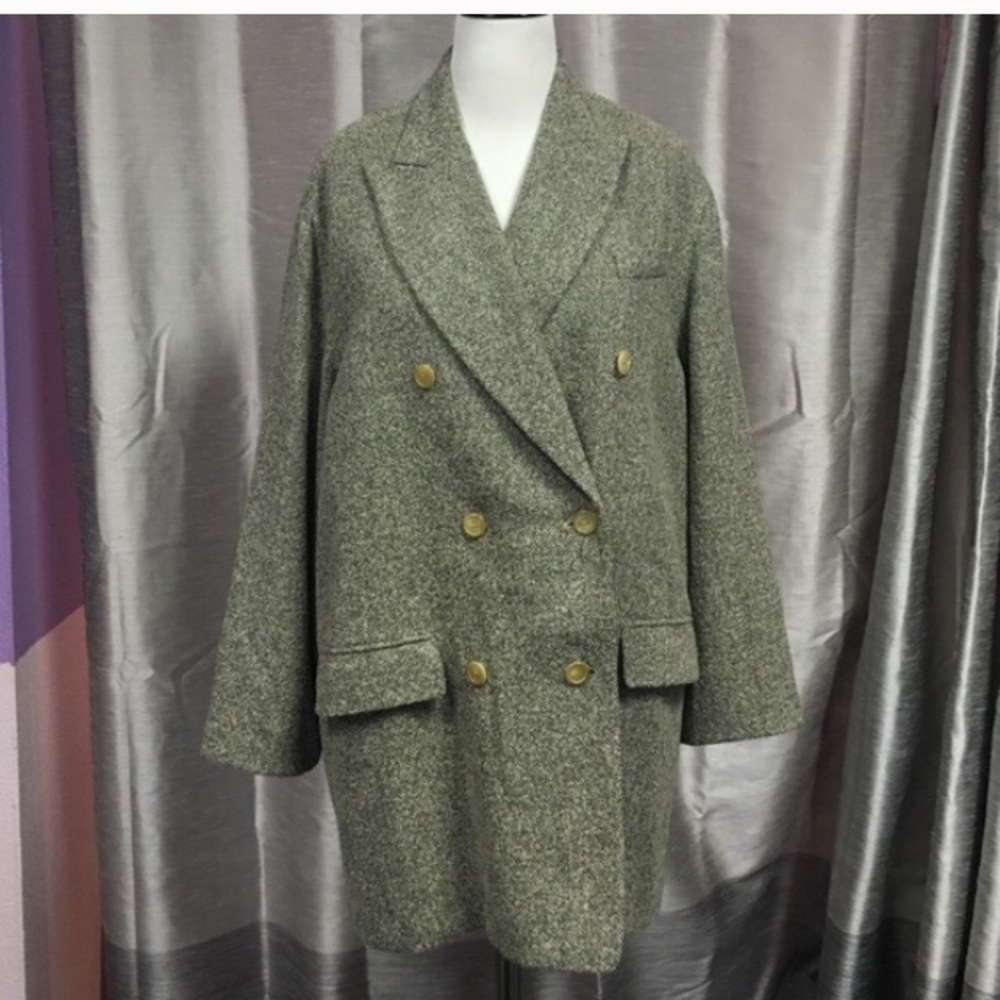 RE-POSH Vintage Tweed Peacoat 🧥✨ - Picture 3 of 8